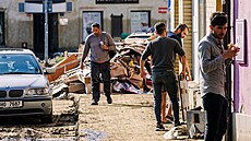 Jeseník po povodních. (17. zá�í 2024)