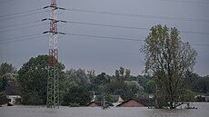 Rozvodn�ná �eka Odra v Ostrav�. (16. zá�í 2024)