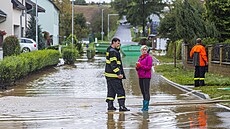 Následky povodn v Sazovicích. (15. záí 2024)