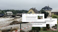 Zpráva o povodních v Evrop ve svtových médiích.