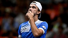 Tomá Machá skreoval kvli zranní utkání skupiny Davis Cupu ve Valencii...
