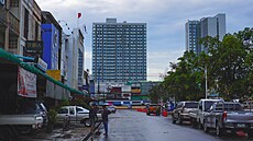 Obytné budovy a kancelá�e v hlavním m�st� Laosu Vientiane (26. �ervna 2024)