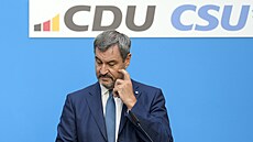 Bavorský premiér a p�ededa K�es�ansko-sociální unie Bavorska (CSU) Markus Söder...