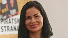 Jednika moravskoslezské kandidátky Pirát Zuzana Klusová. (12. záí 2024)