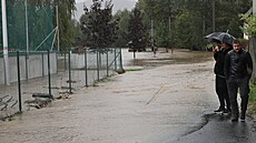 Demolice domu v Zátoru po povodni, která se prohnala severní Moravou v zá�í roku 2024.