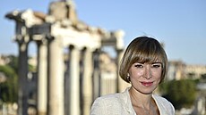 Vnuka italského faistického vdce Benita Mussoliniho Rachele (19. íjna 2021)