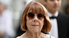 Francouzka Gis&#232;le Pelicotová u soudu v Avignonu. Její manel je obvinn,...