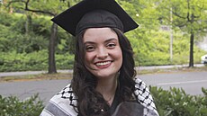 Americko-turecká aktivistka Aysenur Eygiová, kterou na Západním behu Jordánu...