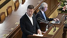 �éf SPD Tomio Okamura na sch�zi Sn�movny 10. zá�í 2024 k digitalizaci...