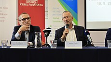 Tisková konference 10. záí 2024 ke zmn hlavního majitele fotbalového klubu...