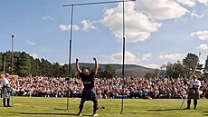 eský silák Vladislav Tuláek poté, co ve skotském Braemaru pekonal svtový...