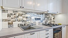 Nová je v hlavním obytném prostoru  pouze kuchy�. Ale i tu designérka...