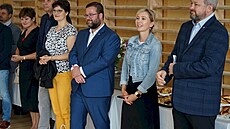 První zprava radní pro majetek a investice Tomá Rieger a tetí zprava radní...