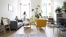 Otevírání nového krizového centra pro d�ti a dospívající na Praze 2 (10. zá�í...