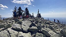 Na vrchol Luzný, který se nachází v centrální �ásti n�mecké strany �umavy v...