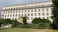 Budova Okresního soudu v Doma�licích. (17. zá�í 2024)