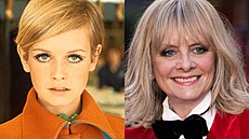 Lesley Lawsonová alias Twiggy v 60. letech a v sou�asnosti