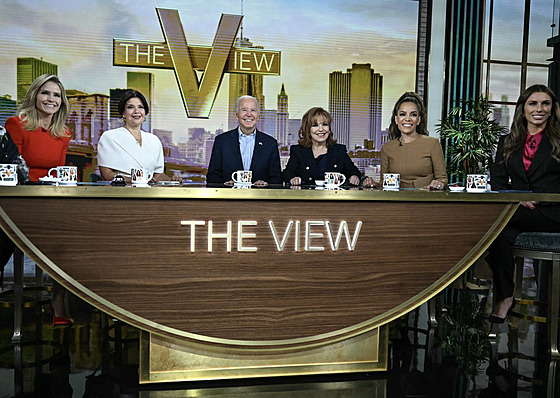 Americký prezident Joe Biden v poadu stanice ABC The View. (25. záí 2024)