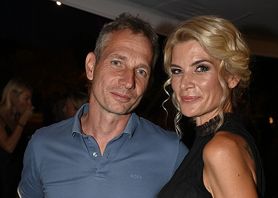 Iveta Lutovská a její partner Vojt�ch na brn�nském veletrhu Styl a Kabo (24....