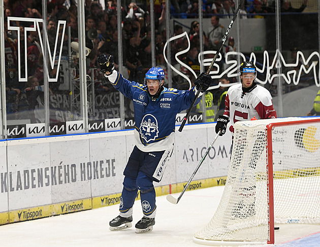 Kladensk tonk Jaromr Jgr slav vstelen gl proti Spart, svj premirov v posledn sezon hrsk kariry.