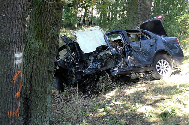 Nezletilý na Mladoboleslavsku narazil autem do stromu, na místě zemřel