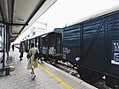 Speci�ln� upraven� vagony s v�stavou Vlak Lemkin dorazily na Moravu v�bec...