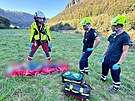Hasi�i a z�chran��i zasahovali v Doln�m �lebu kv�li zran�n�mu horolezci. Museli...
