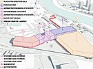 Architekti budou krom nov haly navrhovat i parkovac dm, nov vstup na...