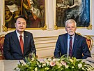 Do Prahy pijel prezident Korejské republiky Jun Sok-jol. Ve tvrtek ho na...