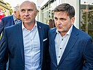 Petr Koleta a Martin �erv��ek na prvn� sch�zce po v�sledc�ch krajsk�ch voleb v...