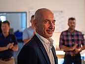 Jihoeský hejtman Martin Kuba. Volební táb ODS po skonení krajských voleb a...