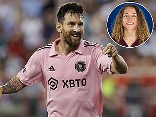 Lionel Messi z Interu Miami a Johana Karbanov