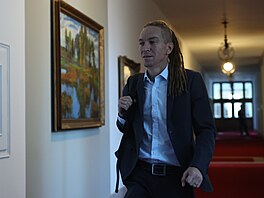 Ivan Barto� dorazil na sch�zi na Ú�ad vlády. (25. zá�í 2024)