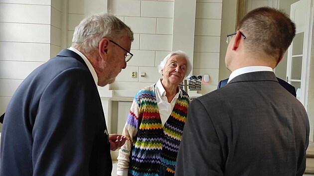 Johanna Kammerlanderov� u �stavn�ho soudu v Brn� (26. z��� 2024)