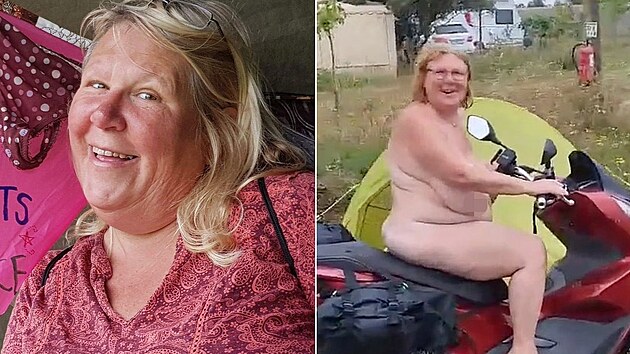 �ena je hrdou naturistkou.