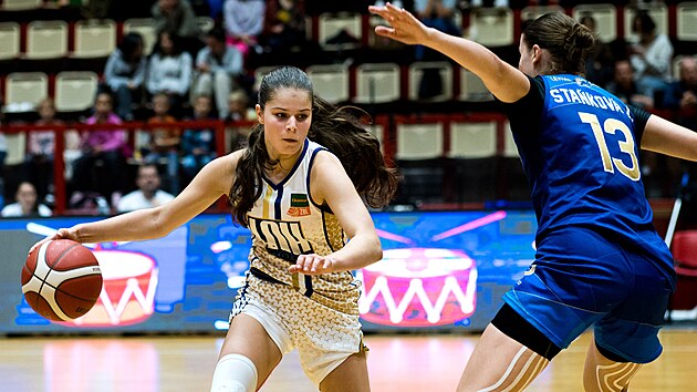 Ema Bl�hov� z LOH 2028 Chomutov hled� s m��em cestu kolem Johany Sta�kov� z Levhartic.