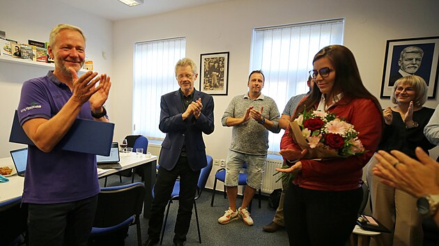 L�dr kandid�tky Spole�n� se Starosty pro ob�any V�t�zslav Schrek (ODS) v leto�n�ch krajsk�ch volb�ch cht�l �to�it na hranci 20 procent hlas�. To se mu s v�sledkem 21,7 % splnilo.