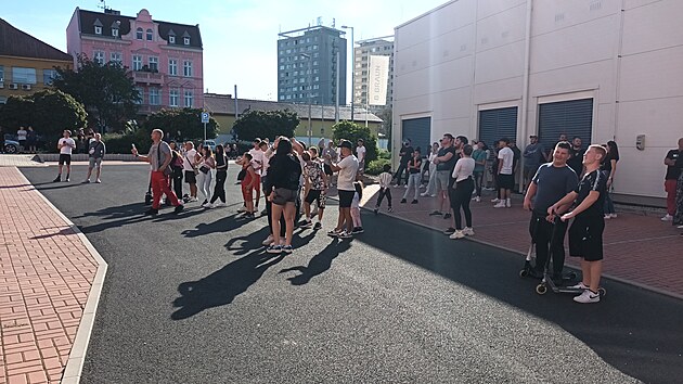 V Teplicch se konalo protestn setkn kvli ppadu dajnho utrn jezevka. (22. z 2024)