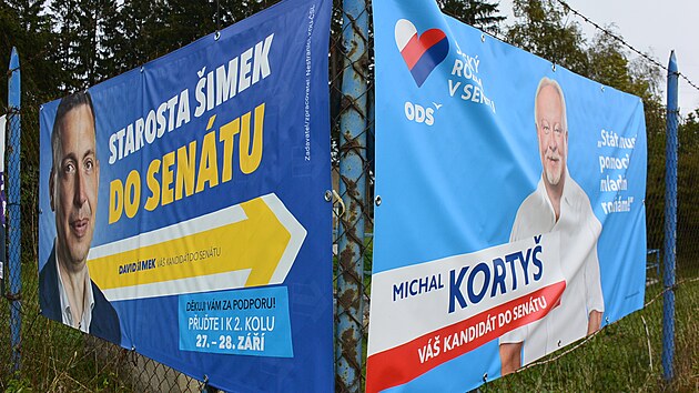 Starosta Svitav David �imek p�ed �esti lety p�ed volbami do Sen�tu podpo�il kandidaturu b�val�ho starosty Litomy�le Michala Korty�e. Dnes a z�tra s n�m svede boj o jeho k�eslo ve druh�m kole sen�tn�ch voleb v obvodu Svitavy.