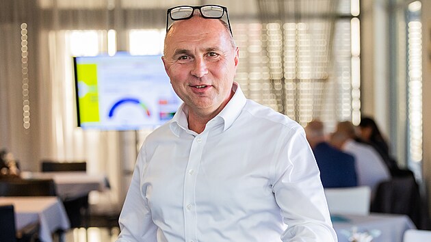 Petr Koleta ve tbu Hnut ANO v Hradci Krlov.