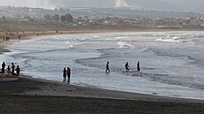 Kou� stoupá na libanonské stran� hranice s Izraelem. (22. zá�í 2024)