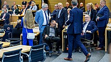 Ustavující sch�ze zemského sn�mu v Durynsku se zvrhla v chaos, po n�kolika...