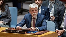 Petr Pavel v Rad� bezpe�nosti OSN (25. zá�í 2024)