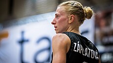 Petra Záplatová, kapitánka basketbalistek brnnských abin, bhem odvety...