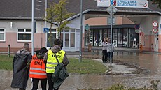 Velká voda postihla i nemocnici v Krnov, zaplavila a poniila suterén vetn...