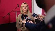 Danu�e Nerudová ve �tábu Starostové. (21. zá�í 2024)