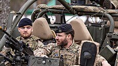Vojáci se úastní armádního mechanizovaného cviení Arrow 24 ve steleckém a...