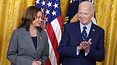 Kamala Harrisová a Joe Biden (26. záí 2024)