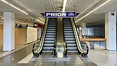 Interiér obchodního domu Prior v Most�. V dob� svého vzniku byl mostecký Prior...