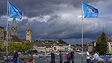 �výcarský Curych �ije cyklistikou, i kdy� v n�m zrovna neprobíhá mistrovství...